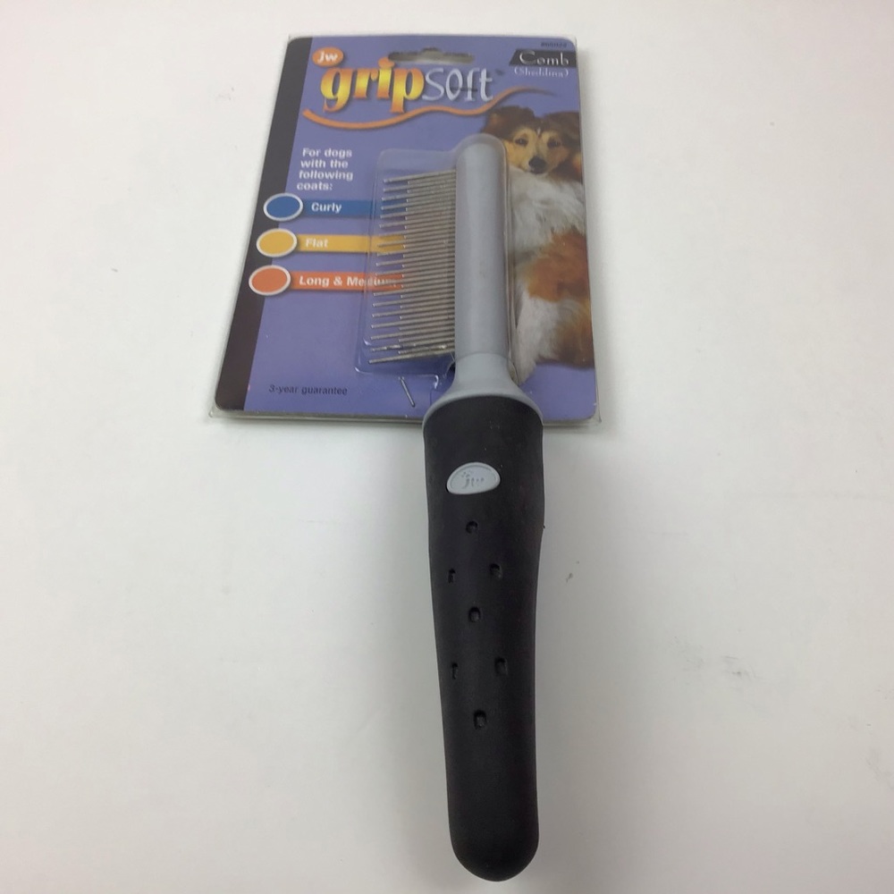 Pet Grip Soft Grooming Shedding Comb